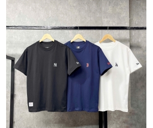 Pack 3 Áo Thun New Era 3 logo (Black / White / Navy)