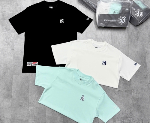 Pack 3 Áo Thun New Era (Mint / White / Black)