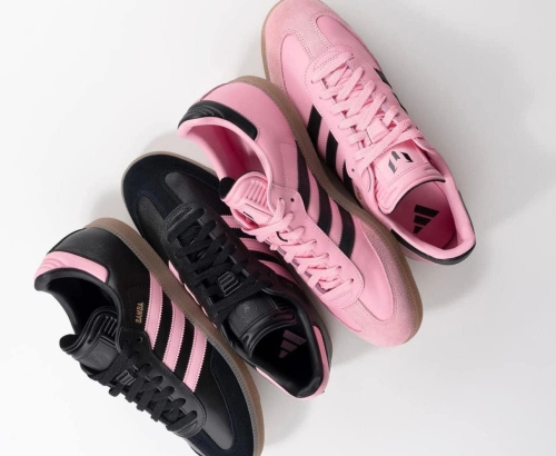 ADIDAS SAMBA X MESSI X INTER MIAMI PINK BLACK (IH8158)