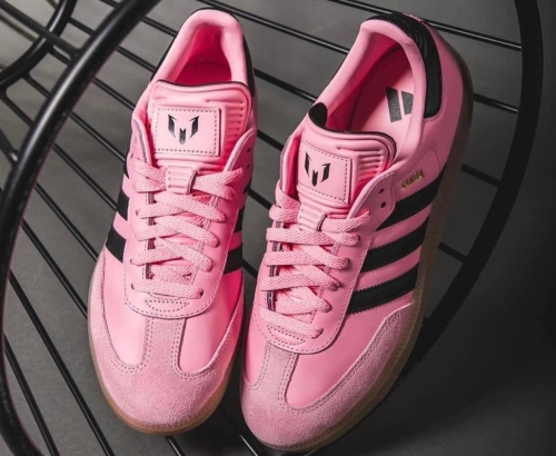 ADIDAS SAMBA X MESSI X INTER MIAMI PINK BLACK (IH8158)