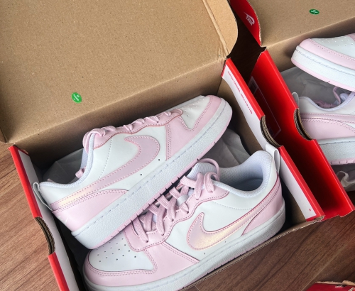 Nike Court Borough White Pink (DQ0492 100)