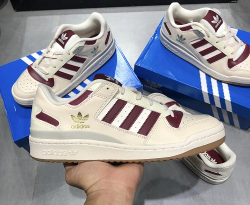 ADIDAS FORUM LOW WHITE RED (HQ1487)