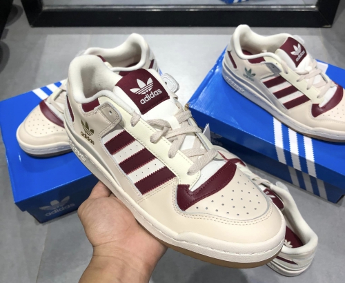 ADIDAS FORUM LOW WHITE RED (HQ1487)
