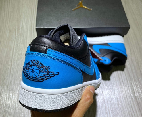 Jordan 1 Low Laser Blue Black