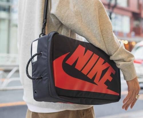 Nike Shoe Box Bag Black Red