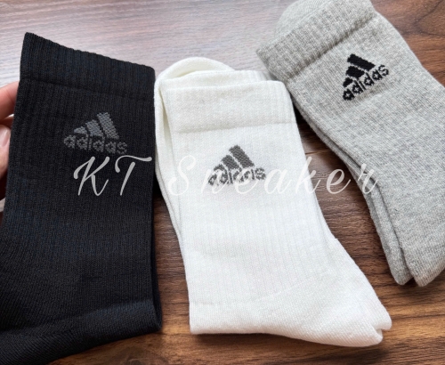 Pack VỚ / TẤT ADIDAS CREW LOGO 3 Màu (IA3951)