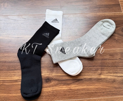 Pack VỚ / TẤT ADIDAS CREW LOGO 3 Màu (IA3951)