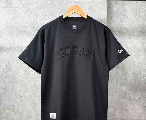 Áo Thun New Era NY Chữ Nổi Black