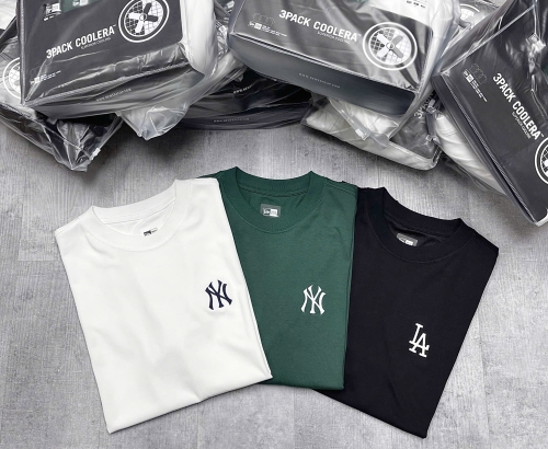 Pack 3 Áo Thun New Era (Green / White / Black)
