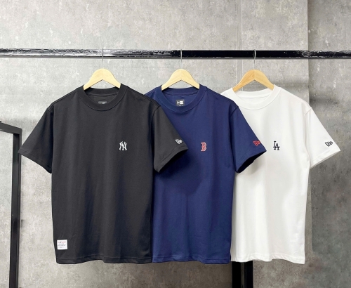 Pack 3 Áo Thun New Era 3 logo (Black / White / Navy)