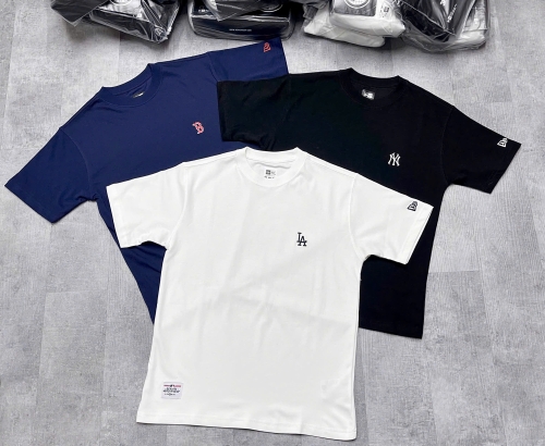 Pack 3 Áo Thun New Era 3 logo (Black / White / Navy)